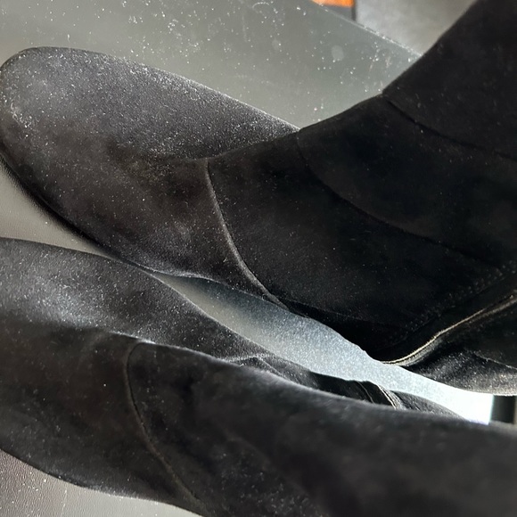 Aravon New Balance Erica Boots Black Suede Casual Mid Calf  Women’s size  9B - Picture 7 of 11